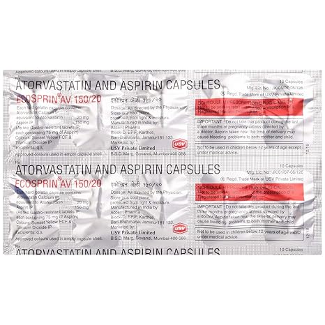 ECOSPRIN AV 150 . 20 CAP ECOSPRIN AV 150/20 CAP https://medigolife.com/